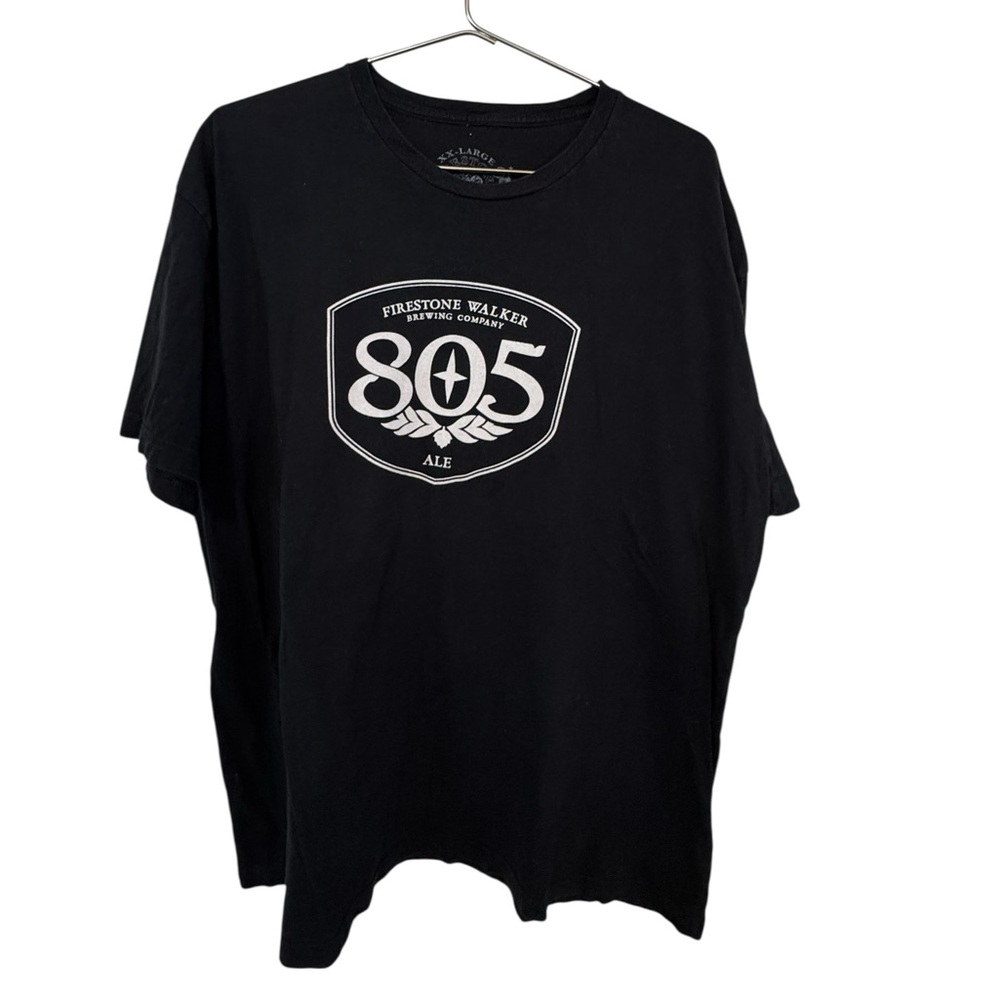 805 Ale Firestone Walker Brewery Co Beer Men’s XXL Soft High Emd Black T-Shirt